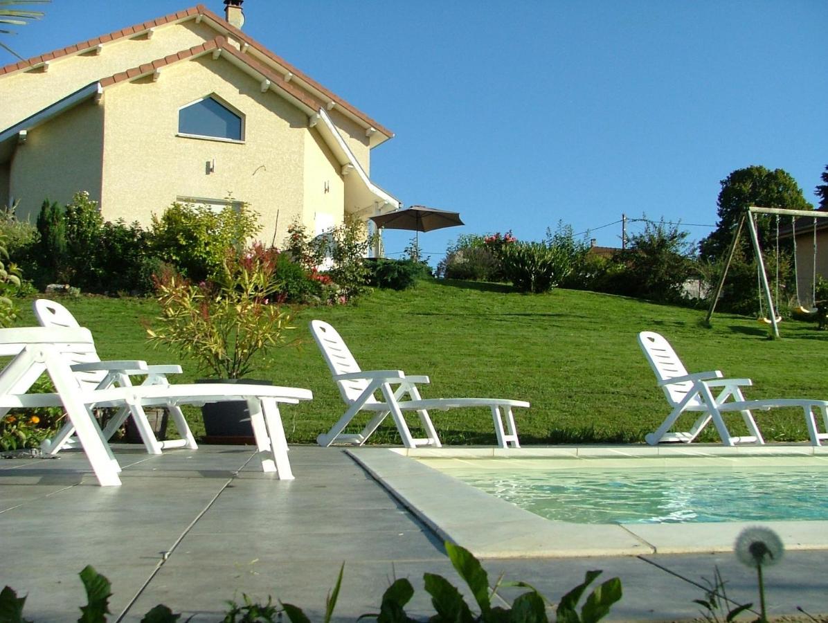 Montagnieu  Les Enselmes Bed & Breakfast エクステリア 写真